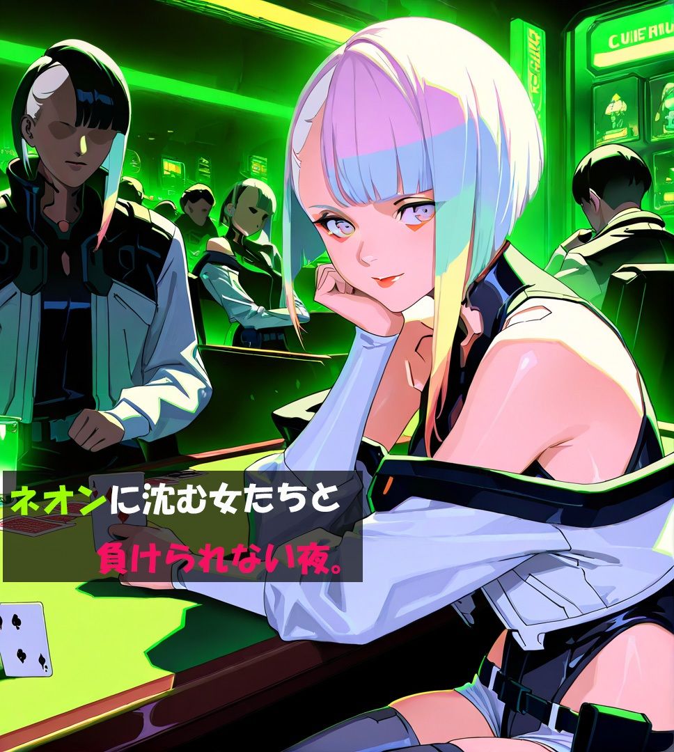 サンプル画像2:Cyberpunk Edgerunners 脱衣ポーカーCG集(自宅のカフカ) [d_600539]