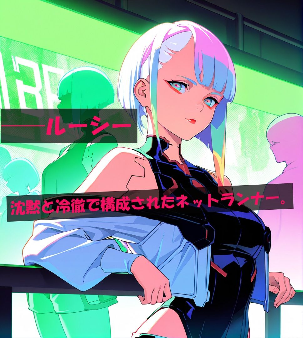 サンプル画像4:Cyberpunk Edgerunners 脱衣ポーカーCG集(自宅のカフカ) [d_600539]