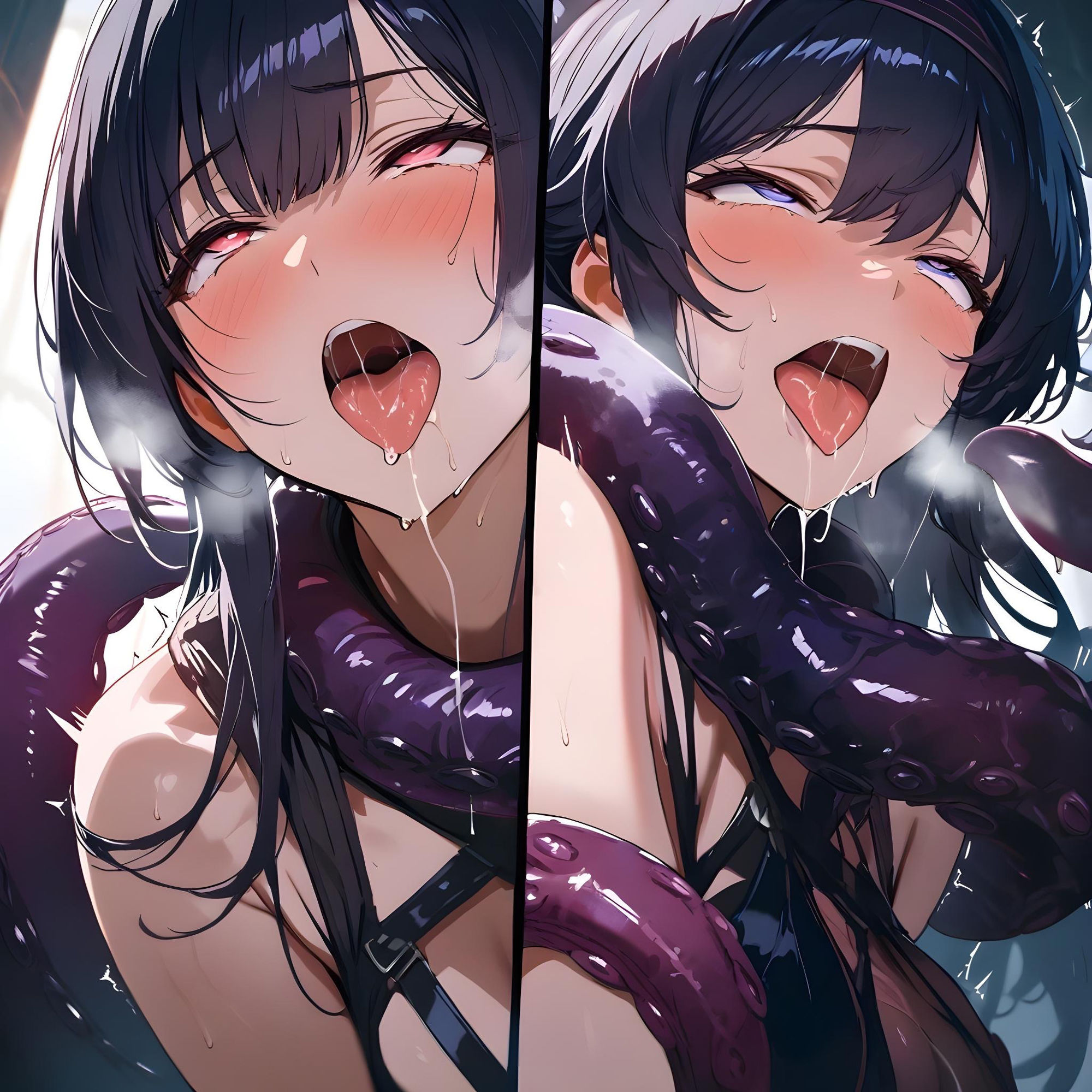 サンプル画像1:魔法少女と触手2＋(俺の名は変態) [d_600602]