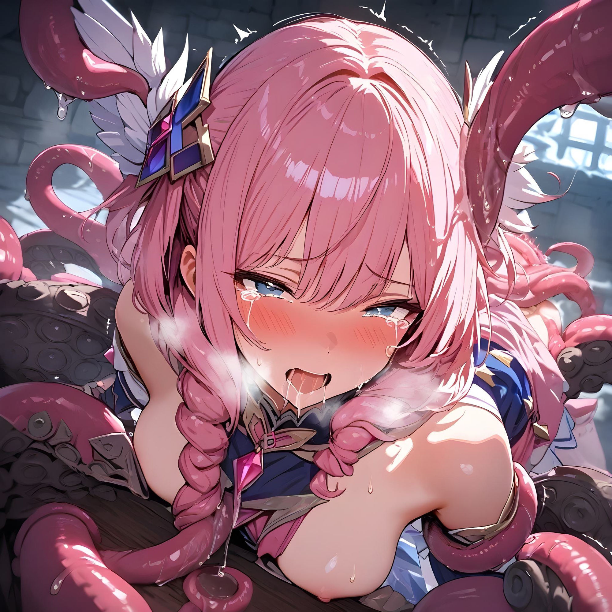 サンプル画像2:魔法少女と触手2＋(俺の名は変態) [d_600602]