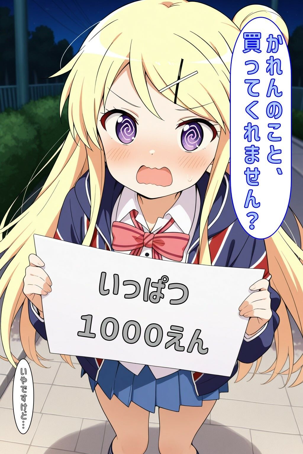 サンプル画像1:「かれんのこと買ってくれません？」(あるてみす) [d_600609]