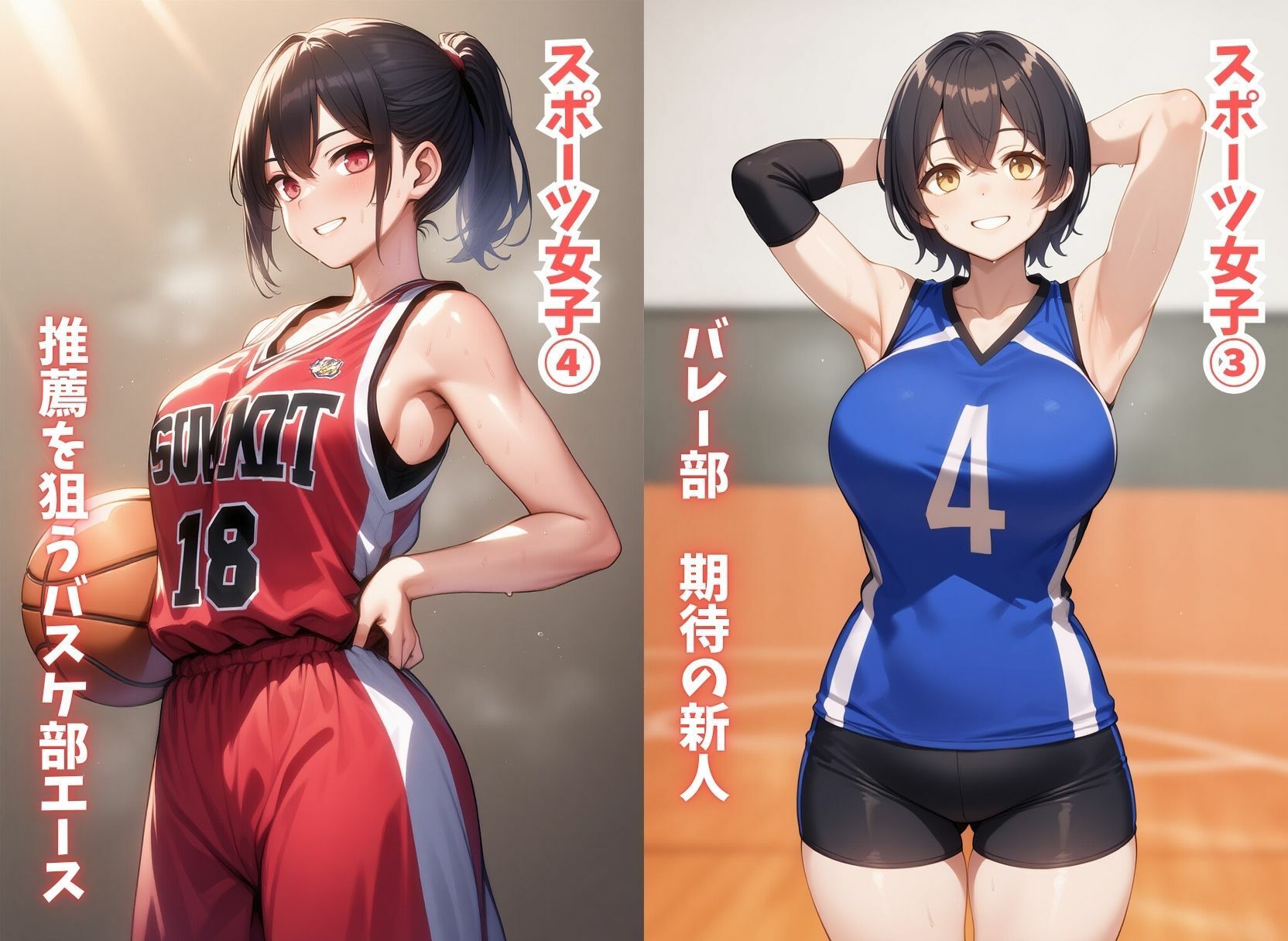 スポーツ女子達の誰も知らないえっちなクラブ活動 画像2