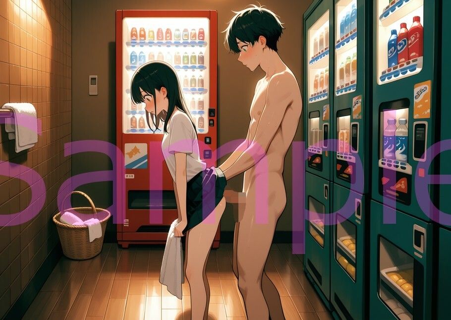 【CFNM】薄着で男風呂を掃除するムッツリ女子大生は無防備な男に興味が止まらない1 画像6