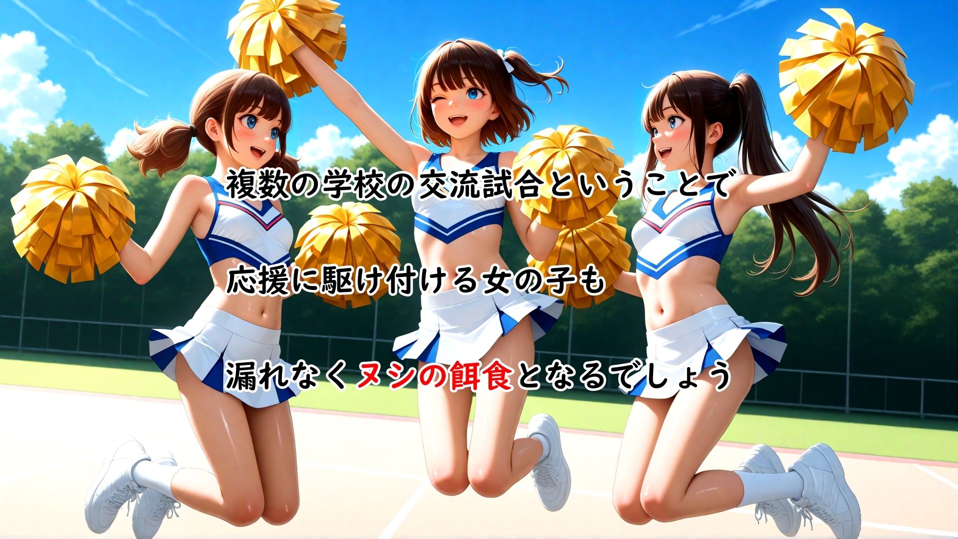 サンプル画像4:異形の生物に生贄として捧げられ触手で全身の性感帯を同時に嬲られて何回イってもやめてもらえない女の子〜2校目〜(ありゅ研究所) [d_600796]