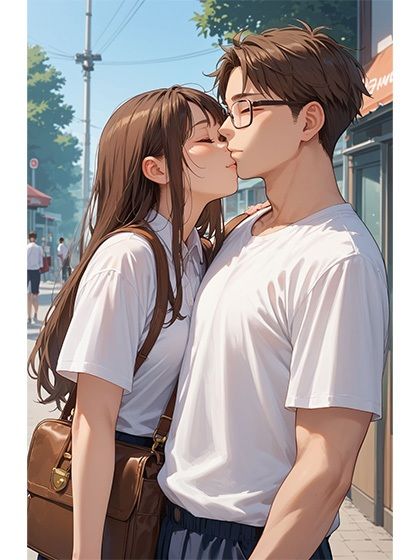 サンプル画像2:美乳と純愛の甘い刻（とき）(透きとおる恋心) [d_600803]