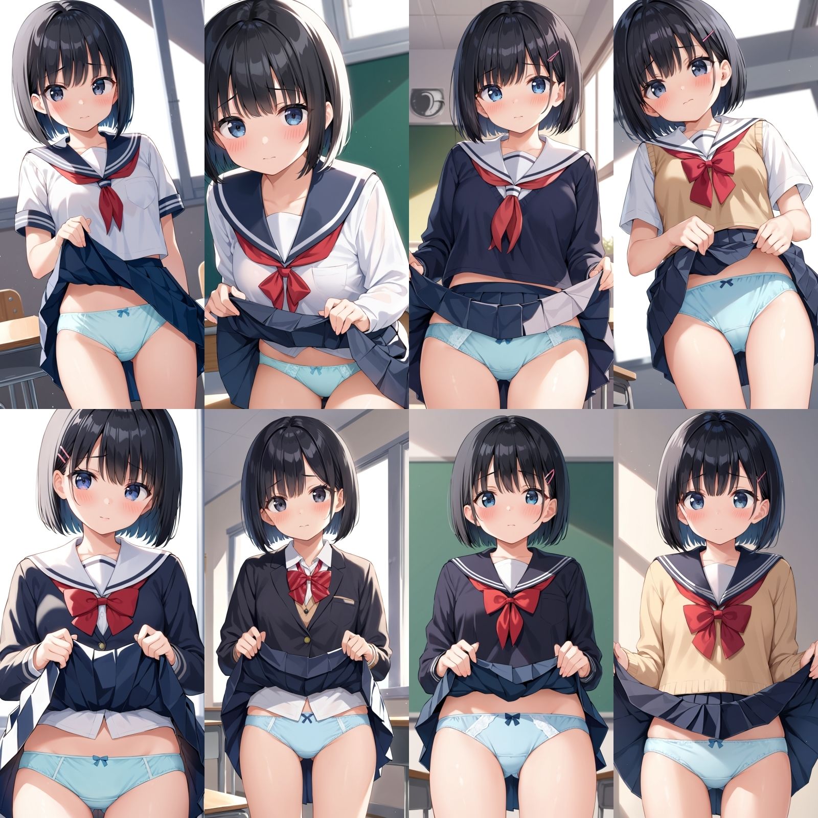 サンプル画像3:ボブ女子のパンティー2【500枚】(女子高生) [d_600815]