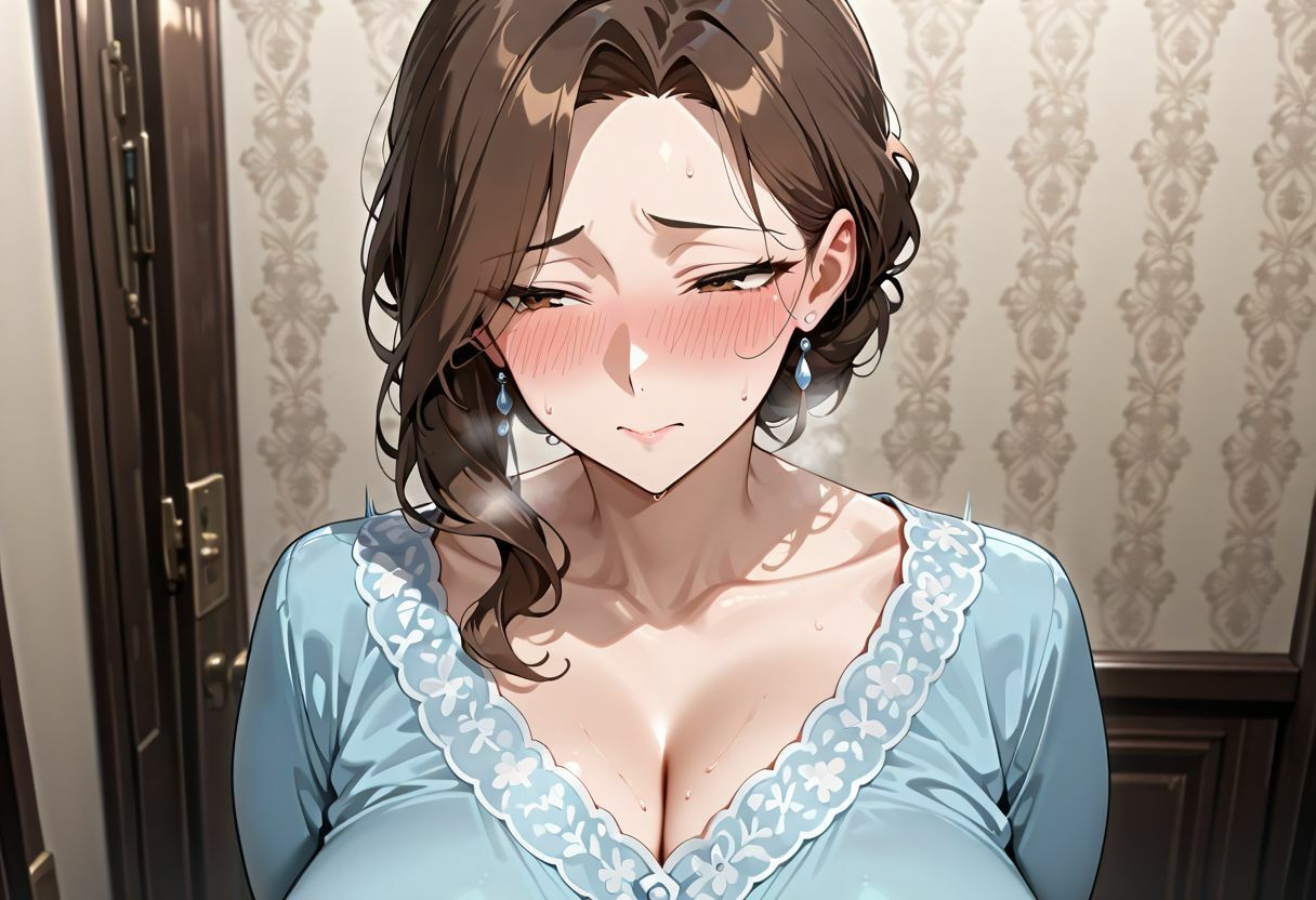 サンプル画像1:隣人爆乳妻にエンドレス射精(にゅうぎゅうフレンズ) [d_600819]