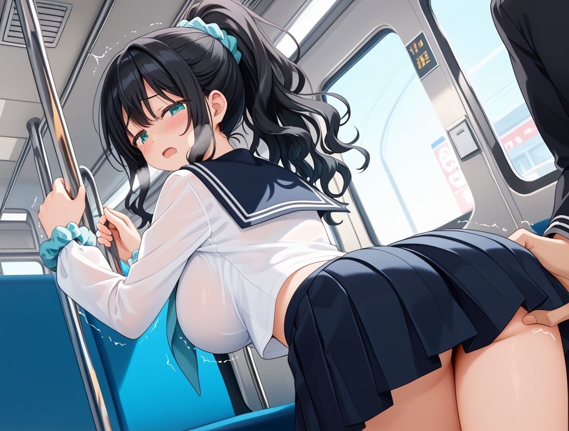 あの日電車痴●されてから快楽に目覚めてしまった清楚女子校生 画像9