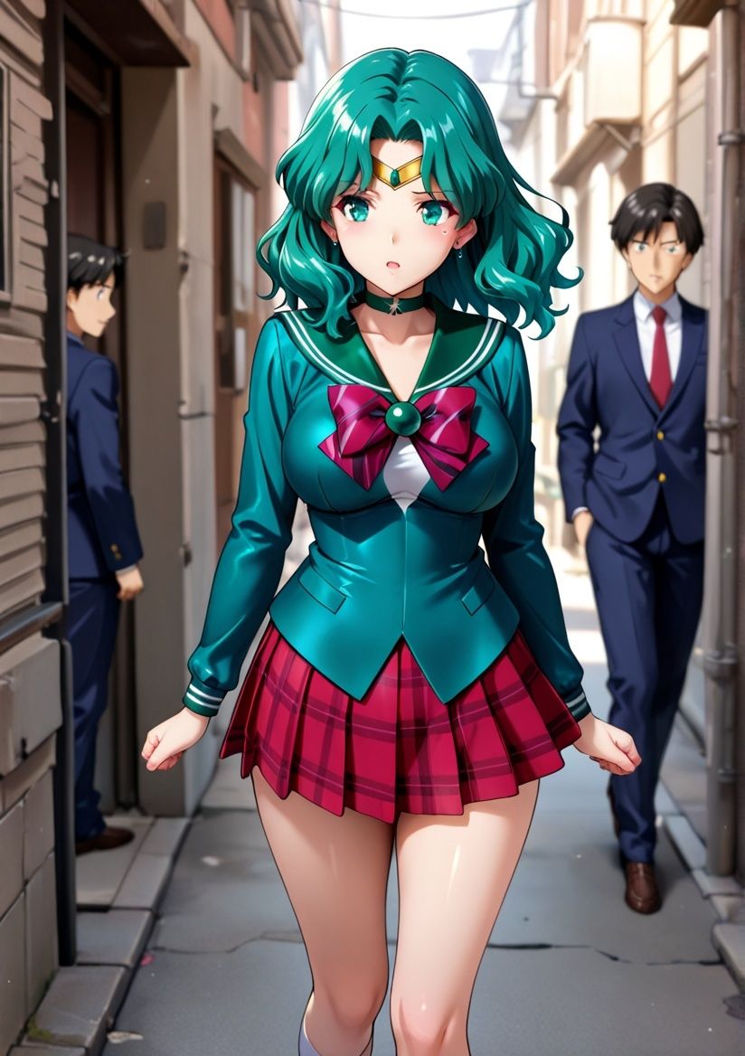 クラスの一軍女子セーラーネプ〇ューンは発情期 画像1