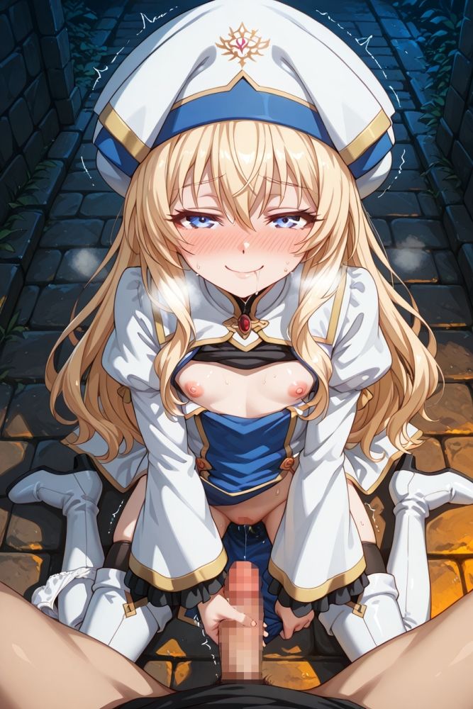 サンプル画像3:冒険者にはよくある明暗話「女神官」(晩のおかず) [d_601024]