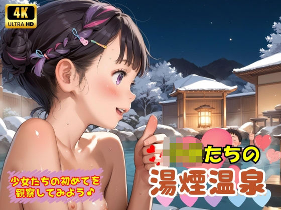 子〇たちの初めての湯煙温泉♪
