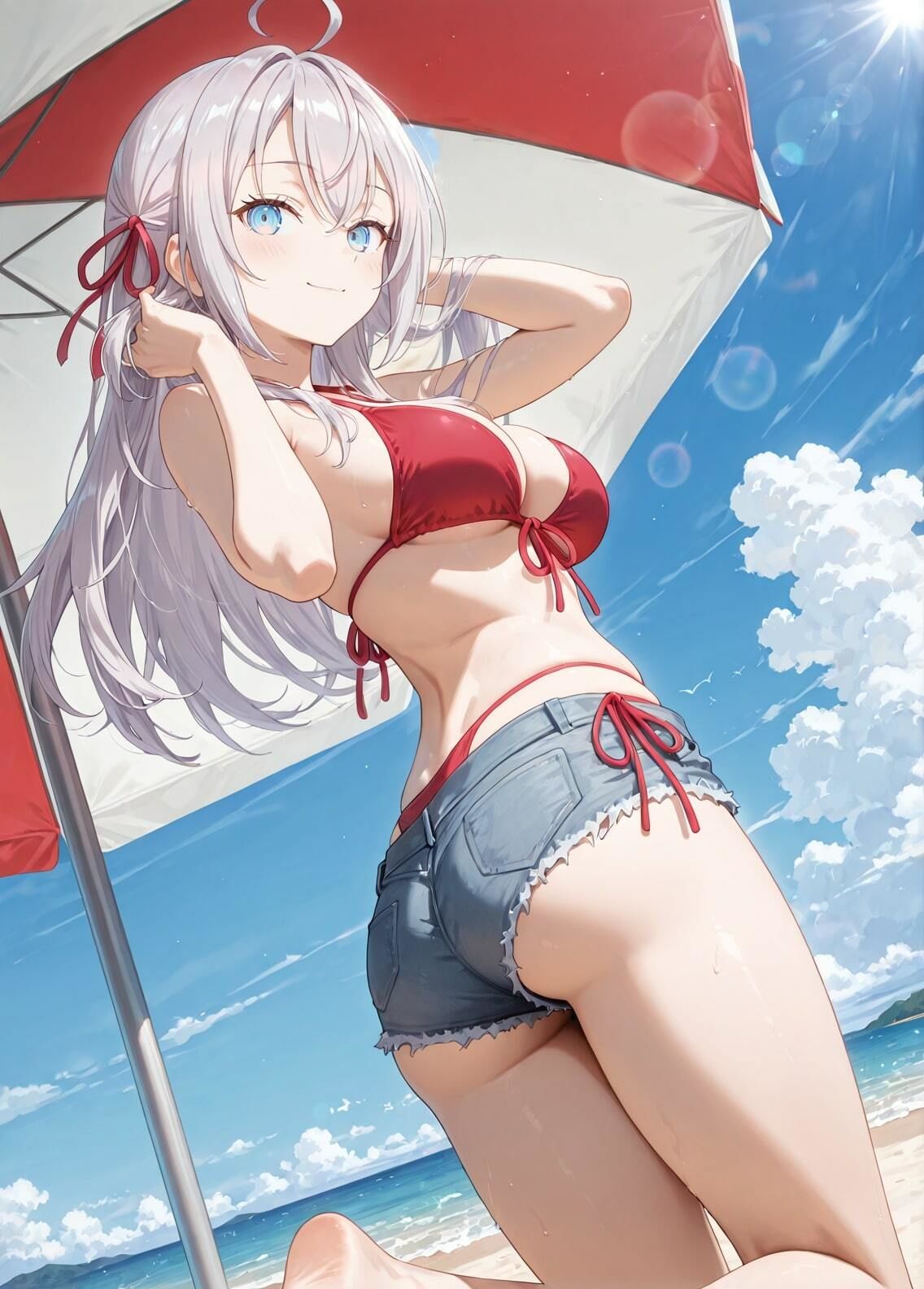 サンプル画像1:「時々ボソッとロシア語でデレる隣のアーリャさん」アリサ・ミハイロヴナ・九条セクシー写真集15（全500枚）(人の海) [d_601046]