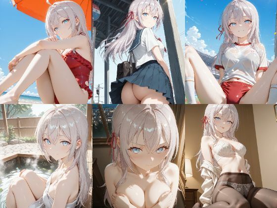d_601046｜「時々ボソッとロシア語でデレる隣のアーリャさん」アリサ・ミハイロヴナ・九条セクシー写真集15（全500枚）【人の海】