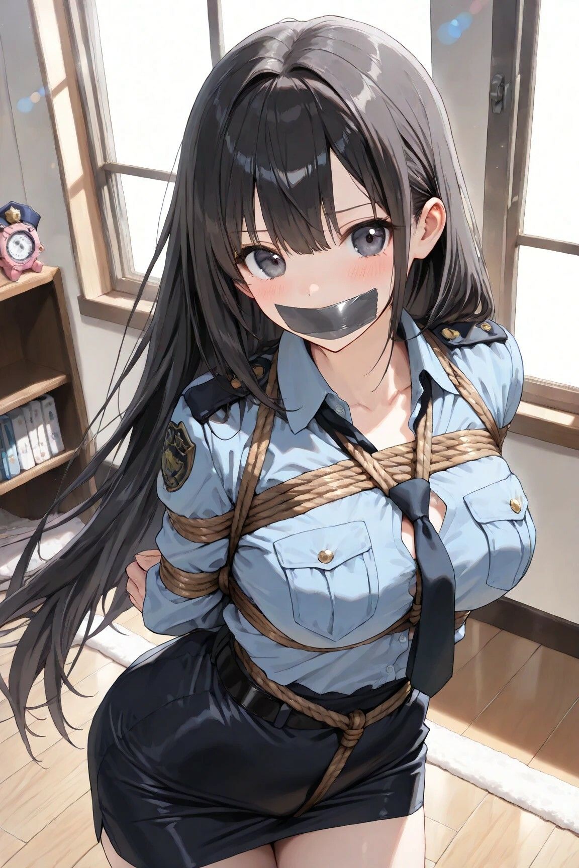 サンプル画像1:【婦警絶望】辱めの緊縛一覧集(緊縛同人) [d_601073]