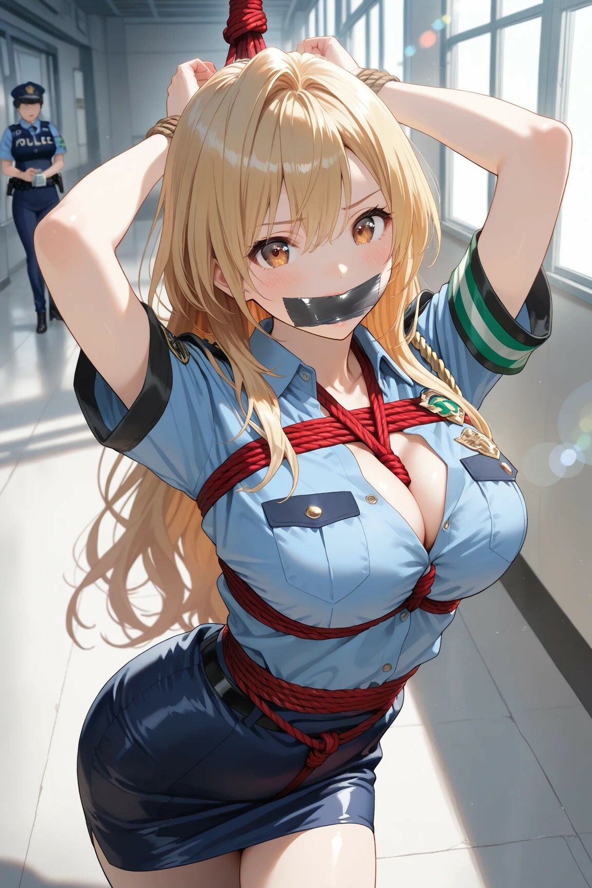 サンプル画像4:【婦警絶望】辱めの緊縛一覧集(緊縛同人) [d_601073]