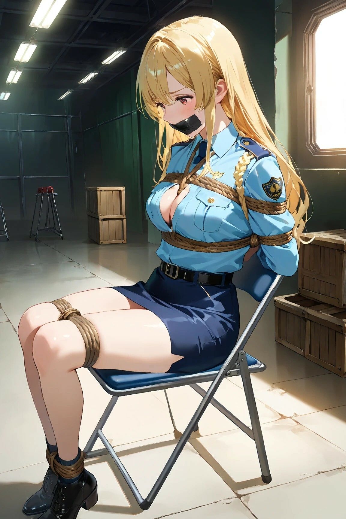 サンプル画像5:【婦警絶望】辱めの緊縛一覧集(緊縛同人) [d_601073]