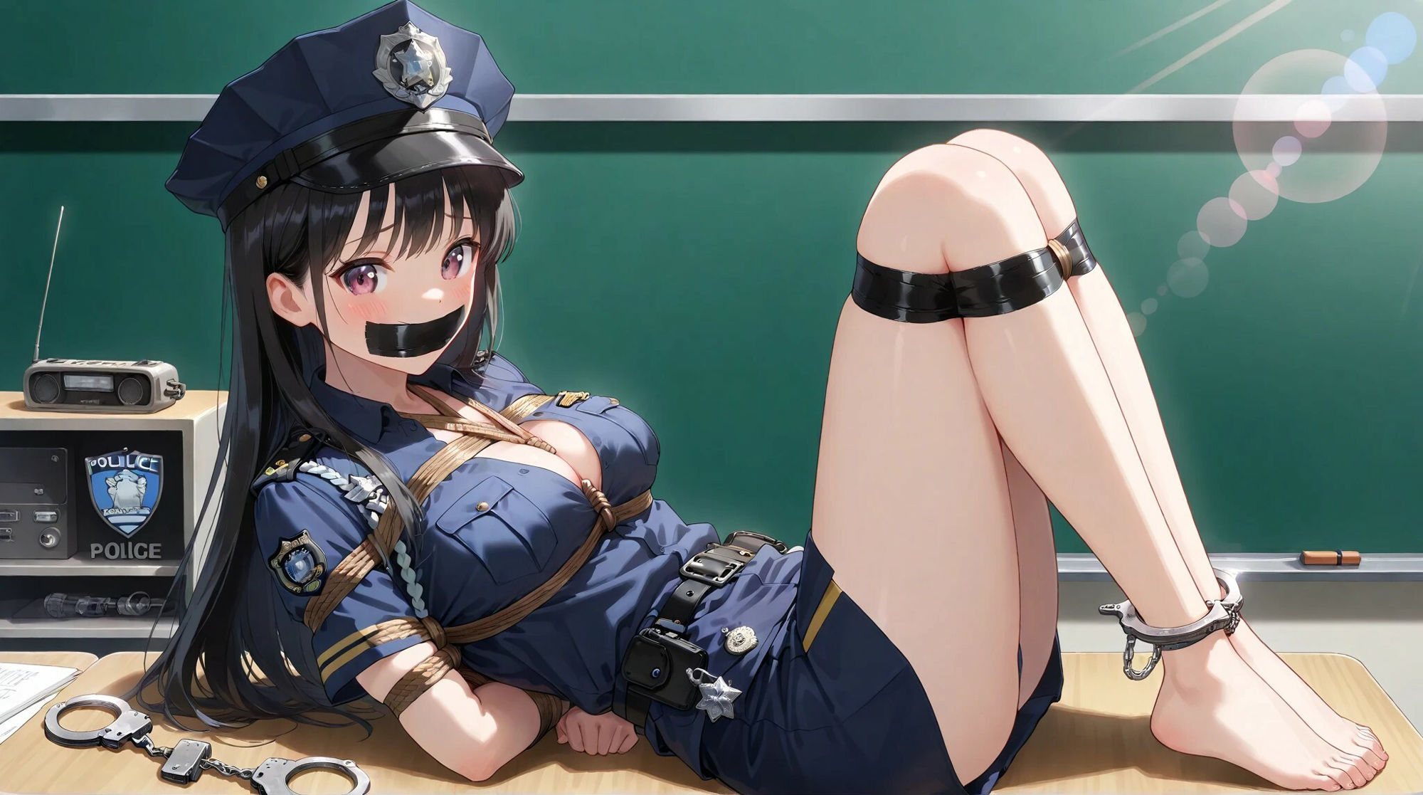 【婦警絶望】辱めの緊縛一覧集 画像8