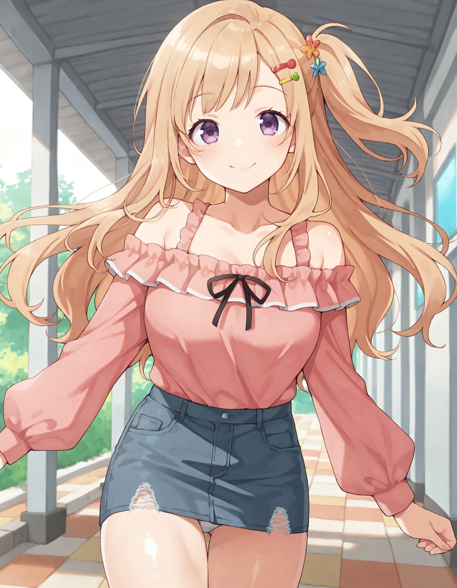 〇ななのパンチラ〜私服編〜 画像1