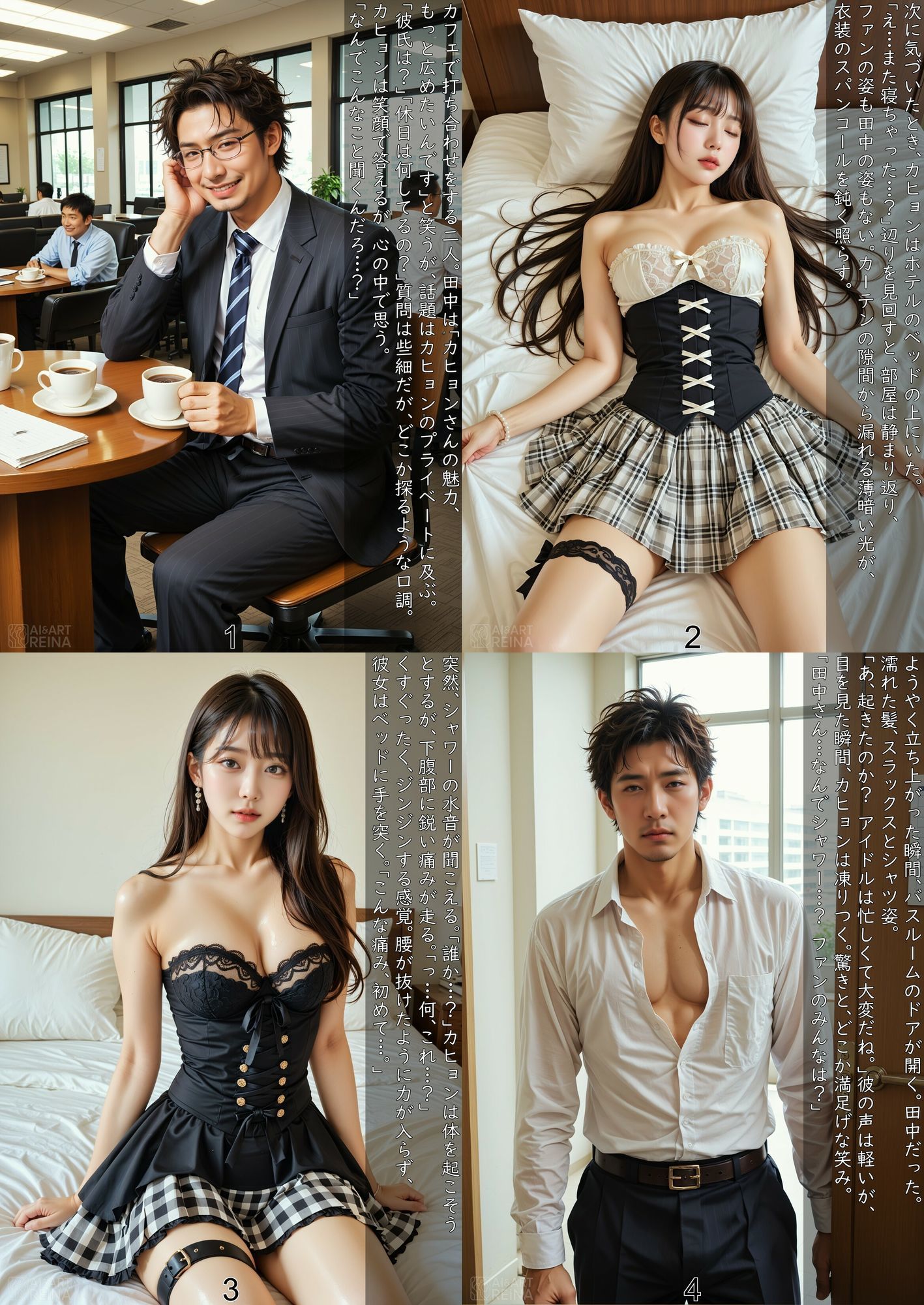 サンプル画像4:カヒョン〜流出！騙された清楚系アイドル〜＜快楽地獄＞No.01〜07（実写系）(AI＆ART Reina) [d_601152]