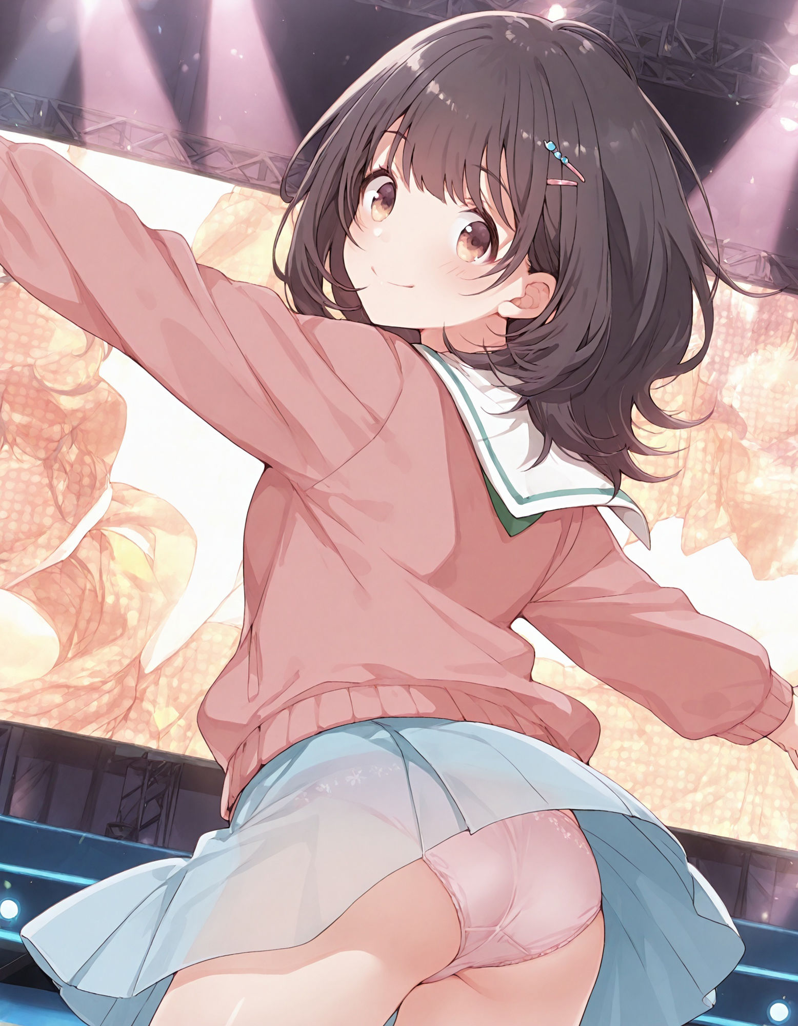 サンプル画像1:河〇まこのパンチラ〜私服編〜(D.P.H.) [d_601154]