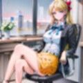 ギャルでビッチの美〇ちゃんはアヘ顔が板についてますね_玩具目隠し編