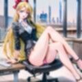 ギャルでビッチの美〇ちゃんはアヘ顔が板についてますね_玩具目隠し編
