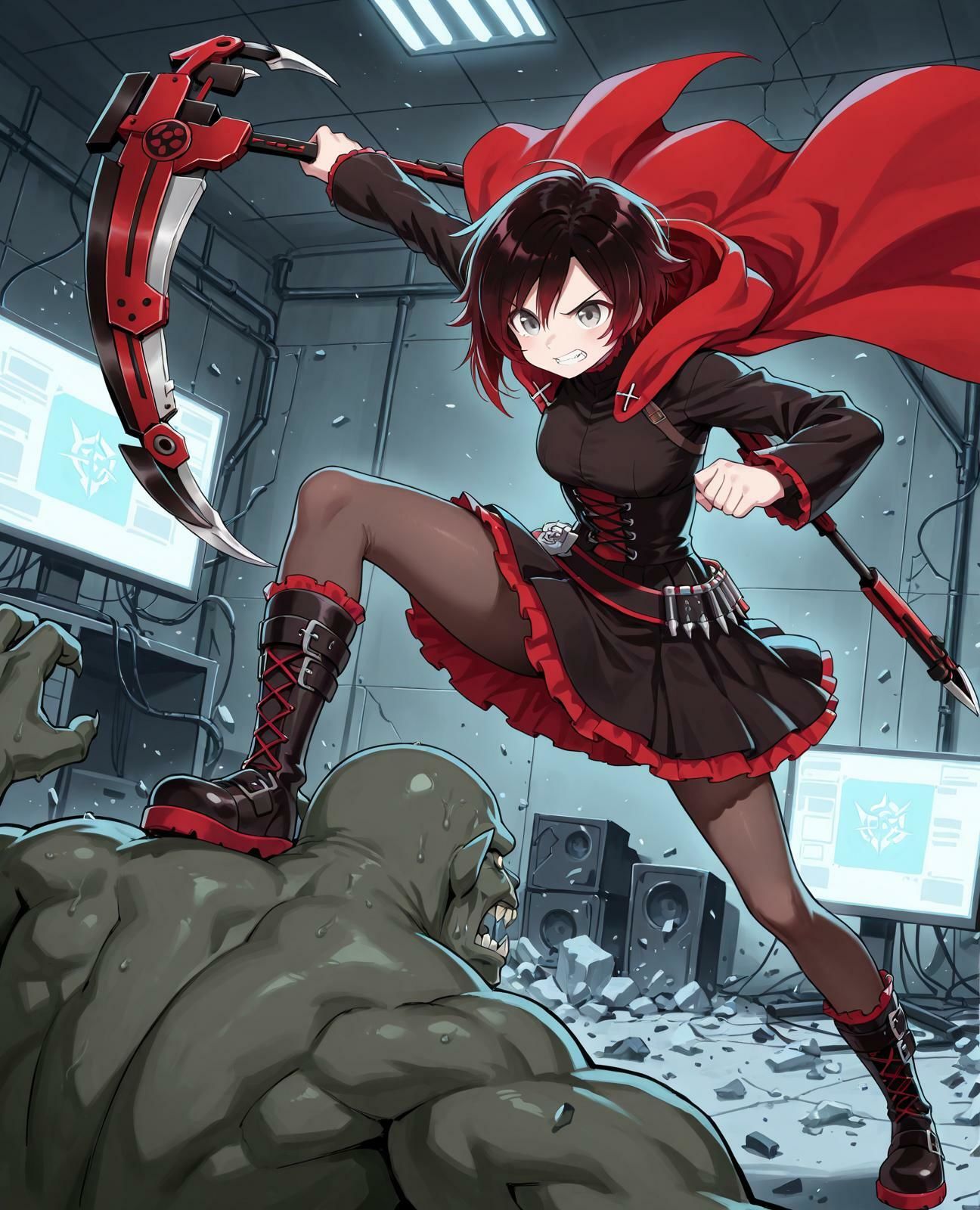 サンプル画像3:ルビー・Oーズがブラックオークロードに敗北(Shedd) [d_601264]