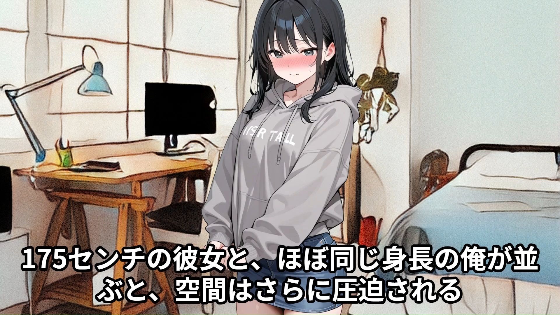 サンプル画像4:【羞恥体験告白】高身長175cmの女子学生が目の前に立ってて勝手にビビった俺、実はただの気弱で可憐な子だったので、満員電車で弄んでしまった話（後編）(羞恥体験告白) [d_601271]