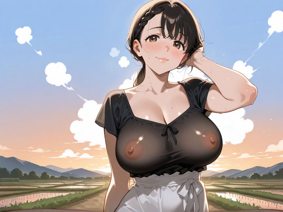 田舎娘の豊満ハーレム誘惑 〜秘境で燃える孕ませ熱〜 画像1