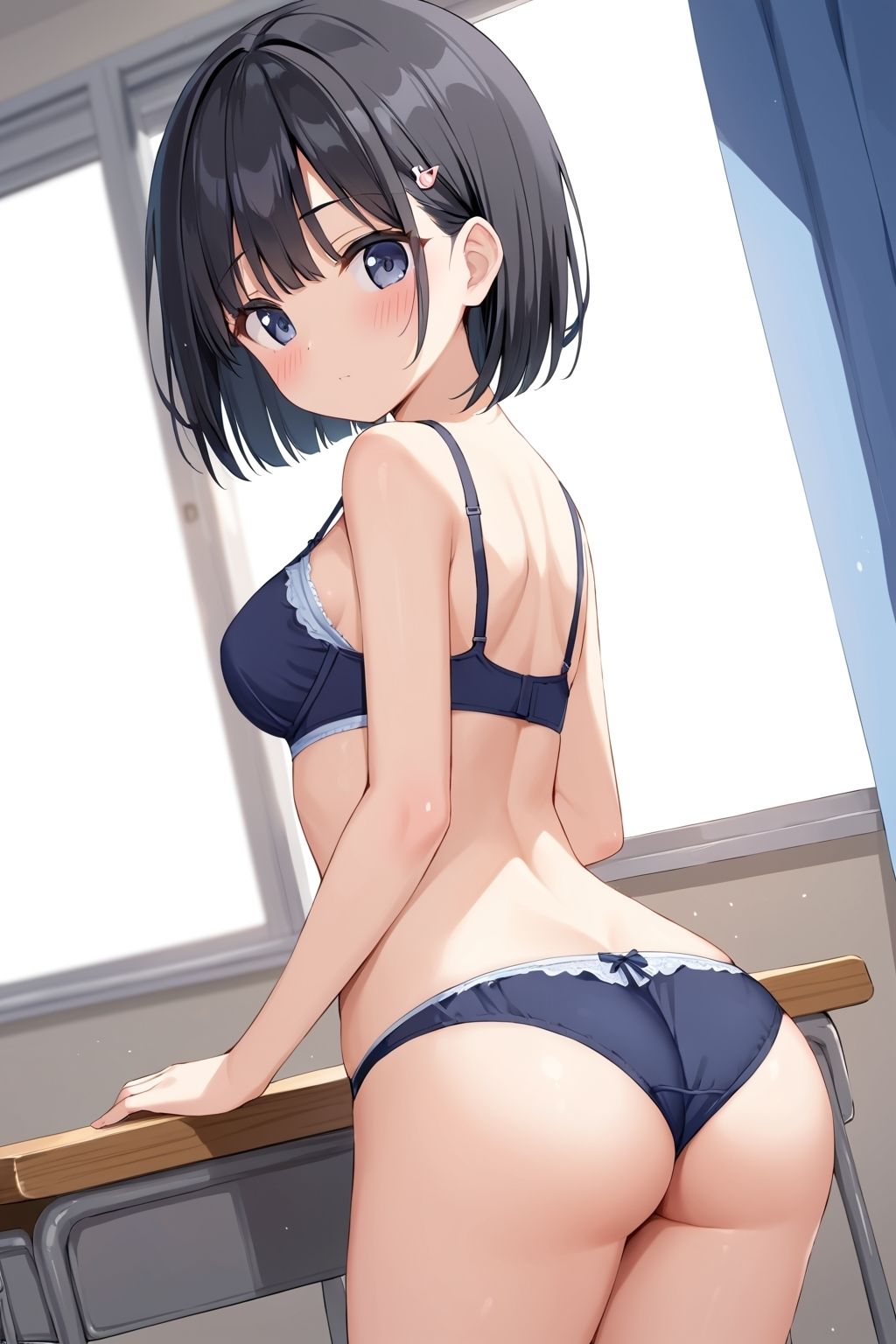 教室で脱ぎだす同級生-ボブ編-【500枚】 画像10