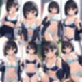 教室で脱ぎだす同級生-ボブ編-【500枚】