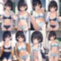 教室で脱ぎだす同級生-ボブ編-【500枚】