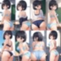 教室で脱ぎだす同級生-ボブ編-【500枚】