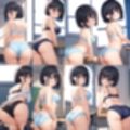 教室で脱ぎだす同級生-ボブ編-【500枚】