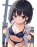 教室で脱ぎだす同級生-ボブ編-【500枚】