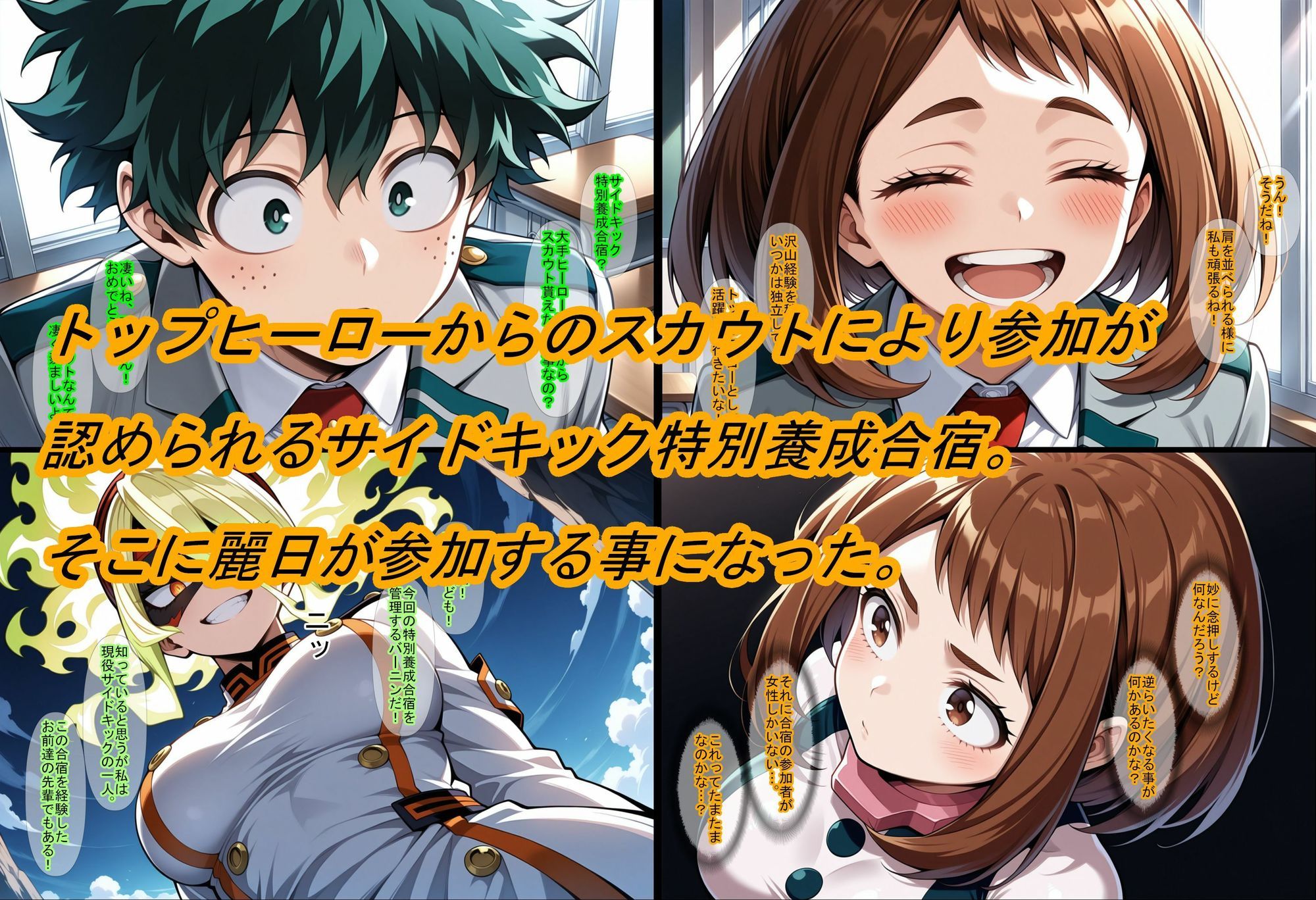 サンプル画像1:【ヒロ〇カ】サイドキック（性奉仕）特別養成合宿(魔術師プロトン2D) [d_601331]