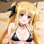 フェイトさんと海でイチャイチャする話