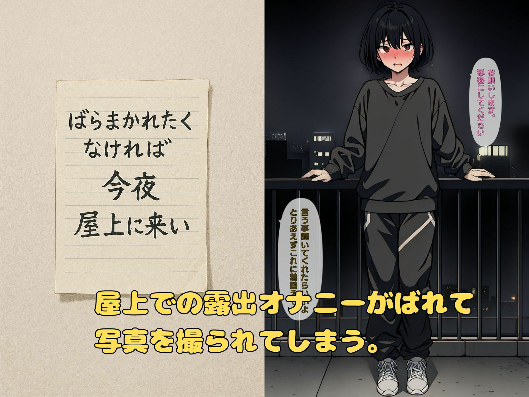 女装露出オナニーがバレてメス堕ち肉便器になった話 画像3