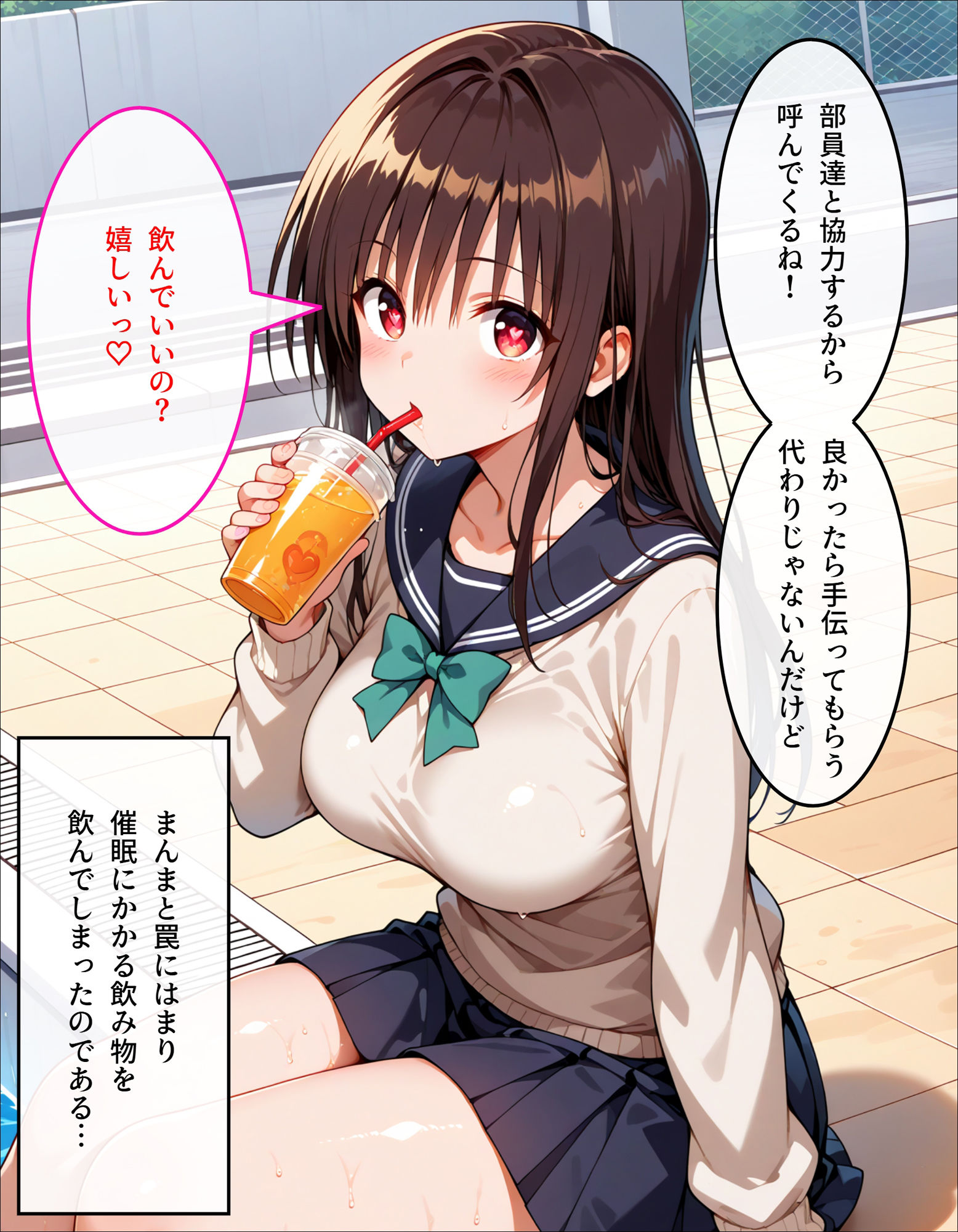 唯のスク水特別授業3