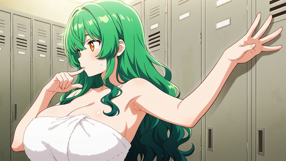 異色髪爆乳水泳部姉妹が顧問教師と孕ませプールレッスン【4K】 画像9