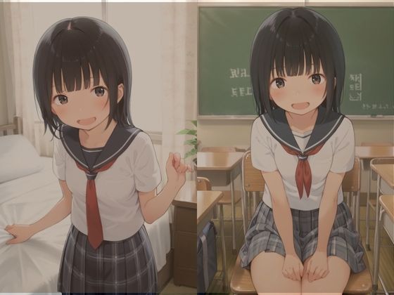 サンプル画像1:昭和少女の性事情〜セーラー服少女が大人の階段を昇る〜(萬堂筋（まんどうすじ）) [d_601479]