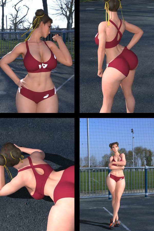 サンプル画像2:元祖中華女性格闘家 チュンリー（春麗）の写真集 麗しき春_06(Ozone_Layer) [d_601534]