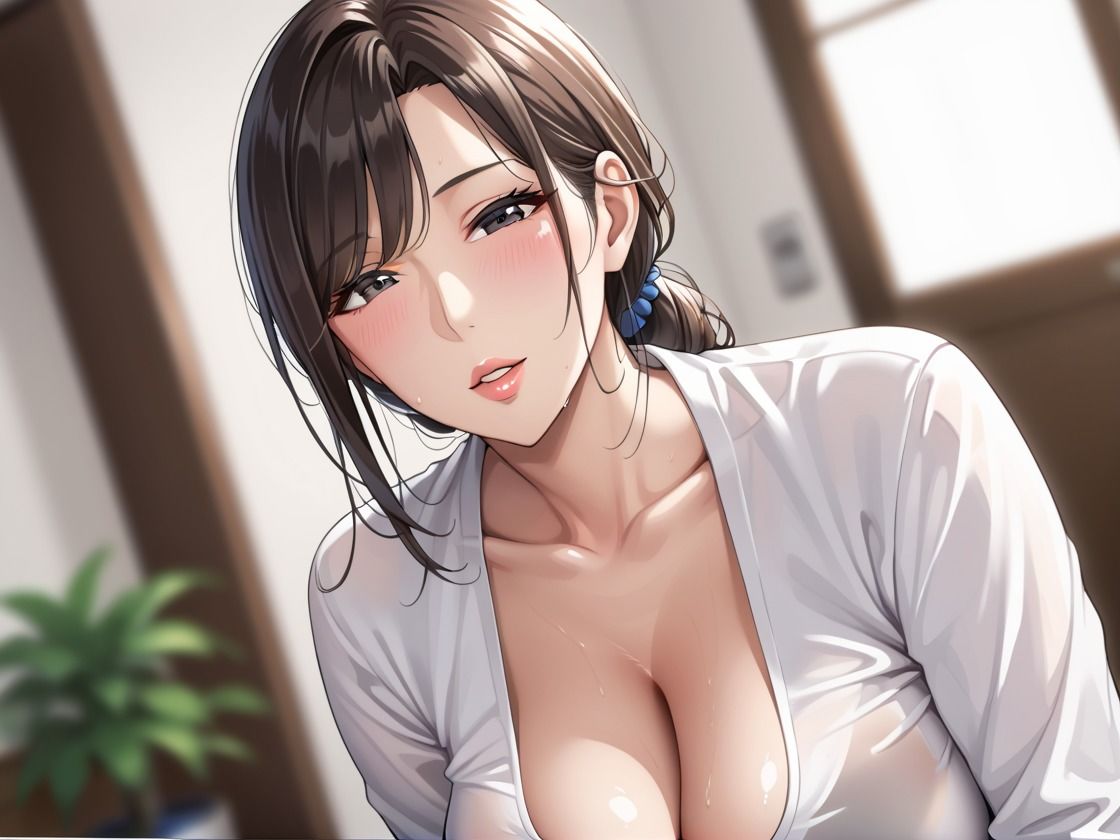 出張先のホテルで絶倫上司と不倫SEXに明け暮れる 画像1