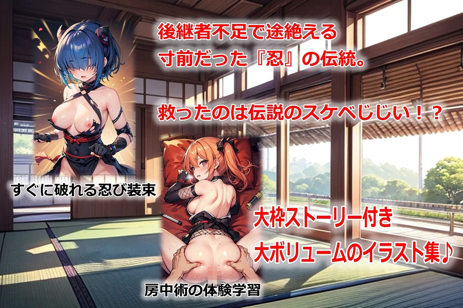 サンプル画像1:くのいちブームがきた！(くまとねこ屋) [d_601607]