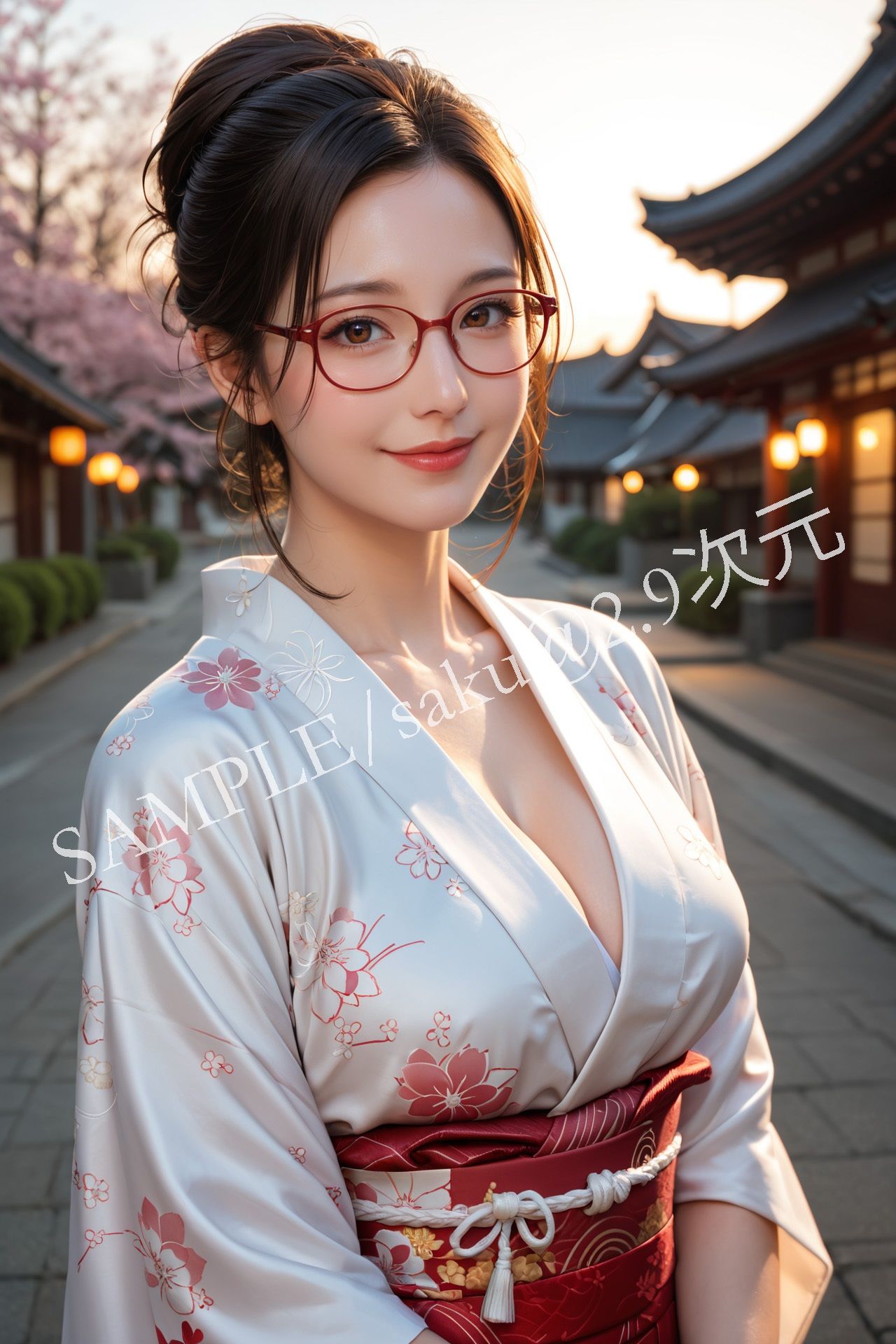 サンプル画像2:【2.9次元シリーズ】秘書課・接待担当 神崎りお Vol.04(saku@2.9次元) [d_601799]