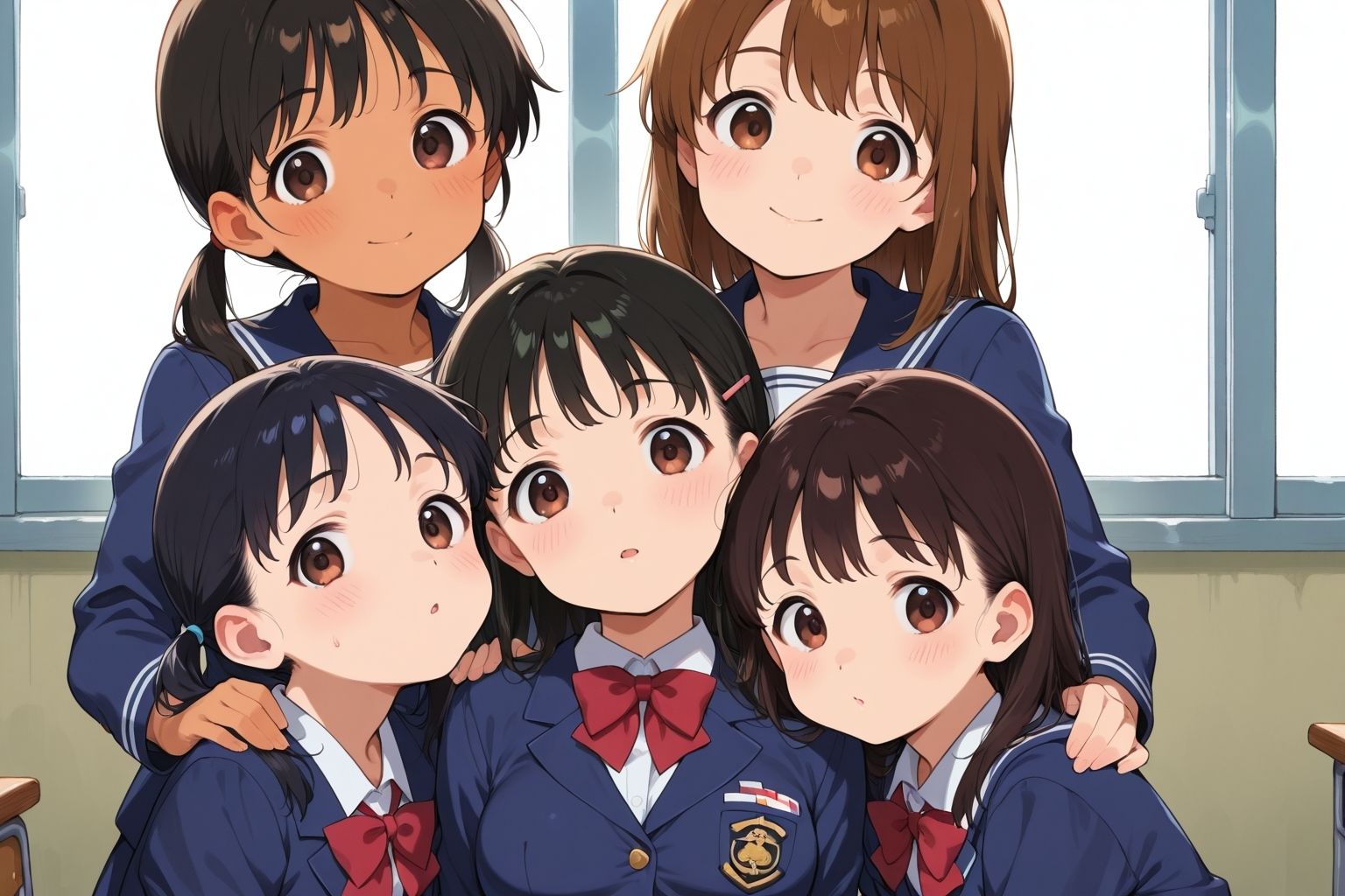 女体化乱交教室ふたなりレズハーレム 画像1