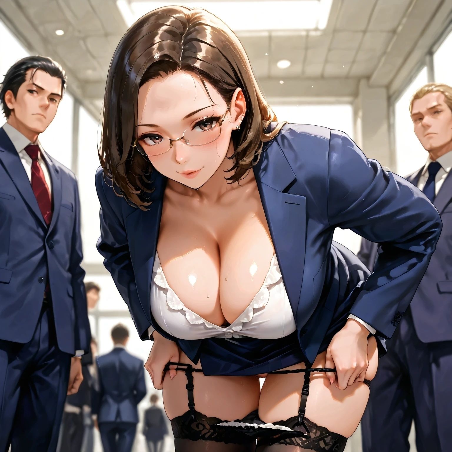 サンプル画像1:AIイラスト集  熟女シリーズ総集編(AI工房ひげめがね) [d_601851]