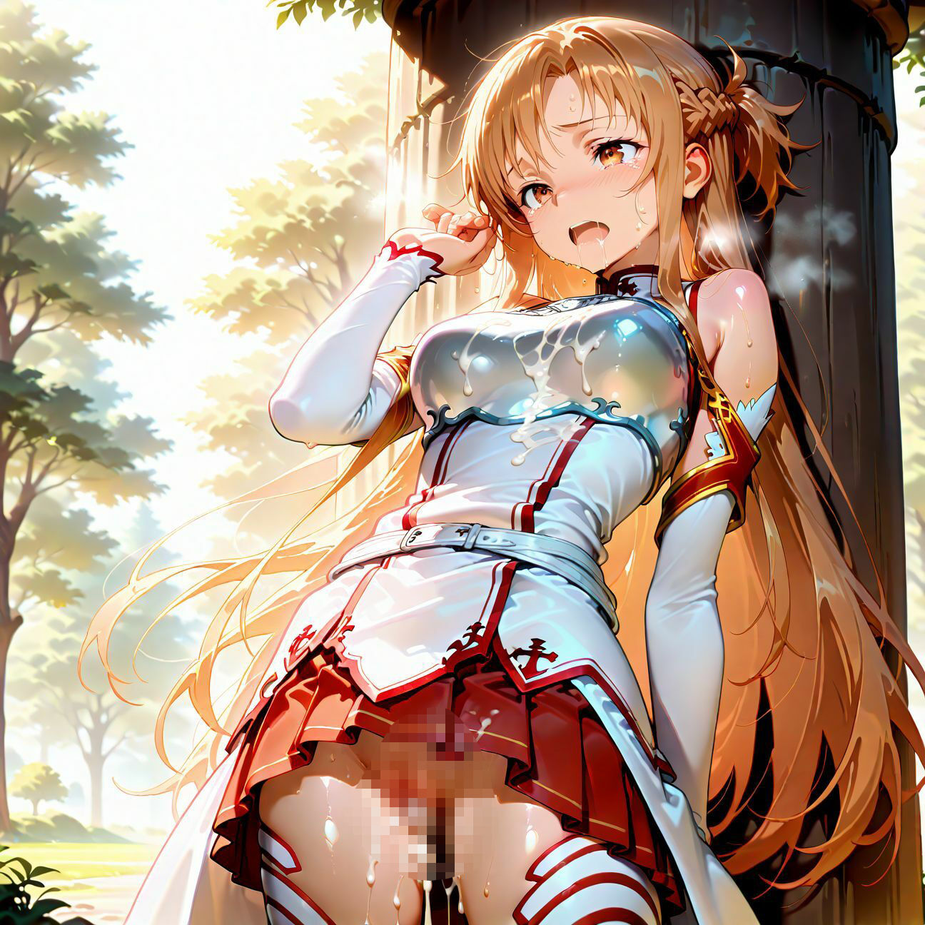 サンプル画像4:【SAO】アスナが洗脳されて見知らぬオジとイチャイチャえっち(あなたのヒロ淫ズ) [d_601903]