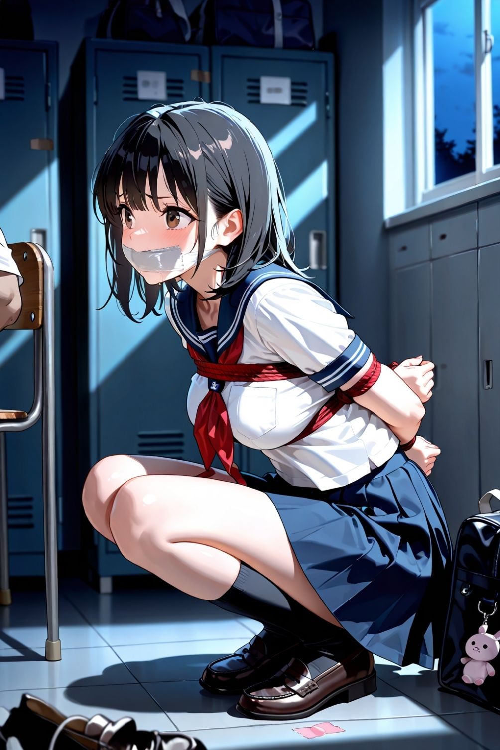 サンプル画像2:約束の女の子です。ご自由にお使いください。(欲望の花園) [d_601938]