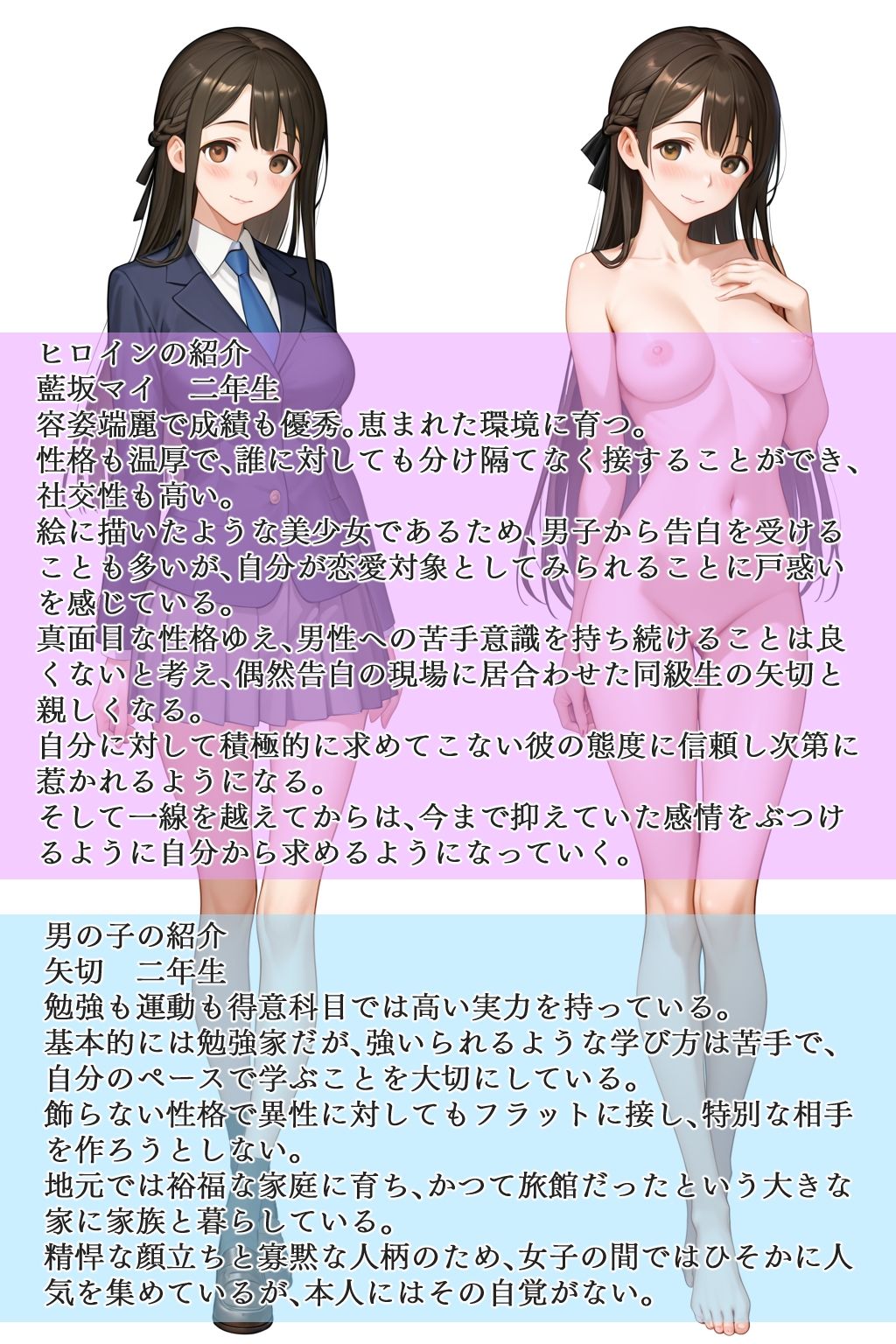 サンプル画像2:女子からひそかに人気らしいけど、半信半疑な僕の話。(ダブルスラッシュ) [d_601970]